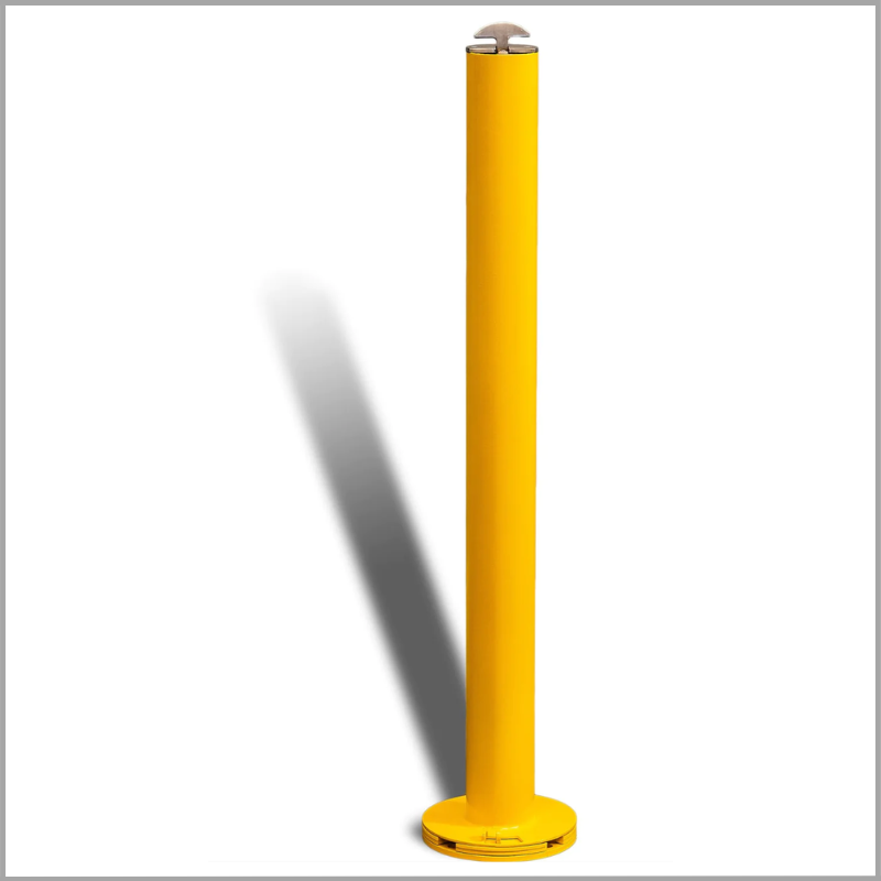 Removable Surface Mount Bollard 90mm (Padlock)